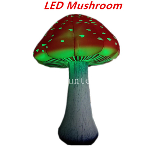 3meters Tall Giant Inflatable LED Mushroom Decoration for Party/ Event /Wedding
