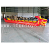 Team Building Inflatable Sport Game Inflatable dry Dragon Boat Racing Game for Group Work