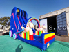 Inflatable Unicorn Carriage Dry Slide / Double Lane Slip Slide
