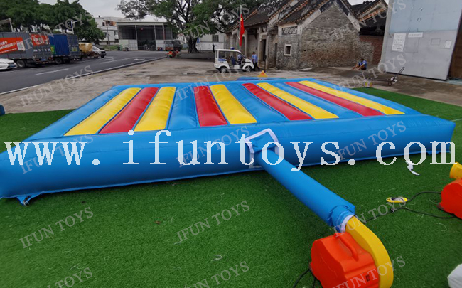 Outdoor Kids and Adults Inflatable Jumping Pad Bouncer / Bouncy Pad Jumping Pillow Air Jumping Mattress for Sales
