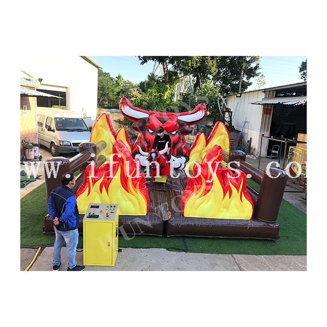 Challenge Game Inflatable Mechanical Bull Inflatable Rodeo Game for Kids and Adults
