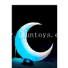 LED Inflatable Curved Luna Balloon/ Inflatable Lighting Moon/inflatable moon model for Party &event Decoration
