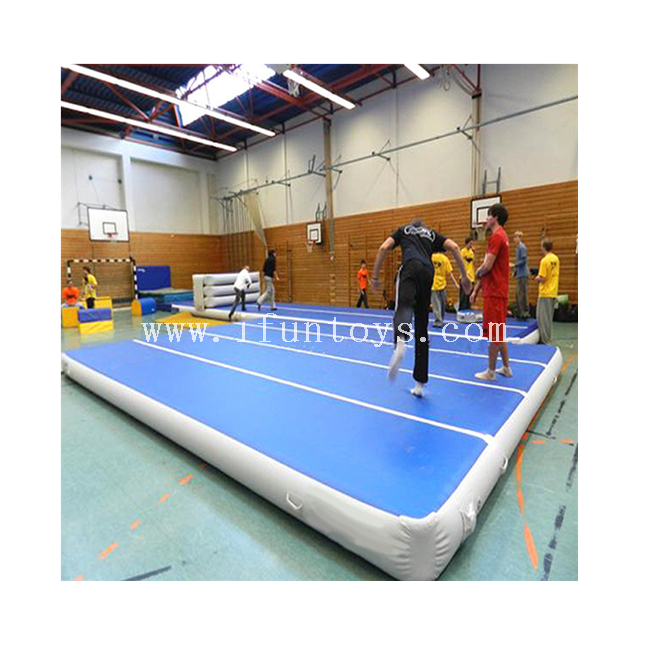 DFW Inflatable Jumping Mattress / Inflatable Air Tumble Track / Inflatable Air Tricking Floor for Gymnastics