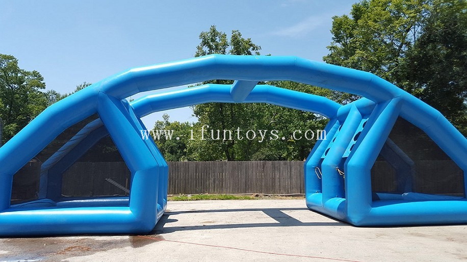 water war inflatable wall water balloon battle game/single lane