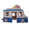 Portable Inflatable Ice Cream Truck / Inflatable Ice Cream Van Stall / Inflatable Track Shape Tent for Ice Cream Selling