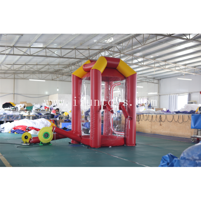 Portable Inflatable Cash Grab Cube / Inflatable Money Booth /Inflatable Cash Machine Booth For Party