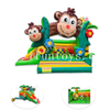 Monkey Jungle Inflatable Bouncy Castle Combo / Jumping House for Party