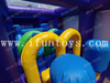 Outdoor Inflatable Turck Obstacle Course Bounce House / Interactive Inflatable Obstacle Run Game for Challenge 