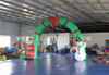 Outdoor Inflatable Santa & Snowman Arch / Christmas Archway 