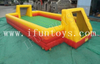 Foam Party Inflatable Soap Football Field / Soccer Field with Inflatable Bouncer Floor / Water Football Playground