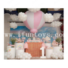 5ft PVC Half Hot Air Balloon Inflatable Baby Shower Balloon with Pump Inflatable Hanging Balloon for Baby Shower Party/Nursery/Kids Birthday/Event/Wedding/Show/Exhibitions