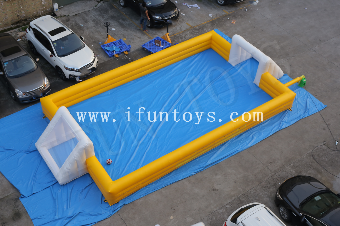 Outdoor Inflatable Soccer Field / Football Pitch / Inflatable Football Court for Sale