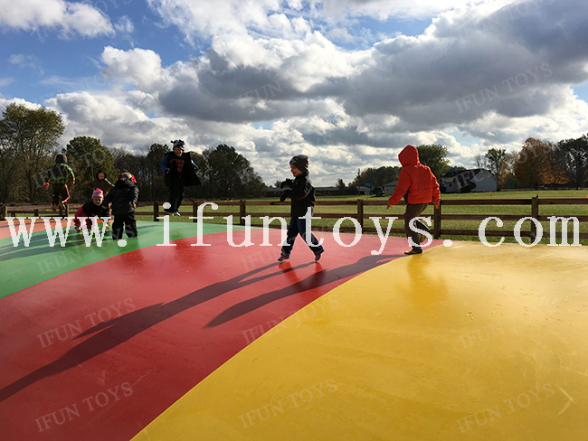 PVC Outdoor Commercial Cheap Inflatable Kangaroo Jumper / Jumping Pillow Jumping Cloud for Kids And Adults