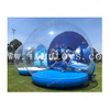 Winter Themed Christmas Inflatable Snow Globe Dome Tent Human Size Inflatable Snow Globe Bubble Tent for Outdoor Advertising
