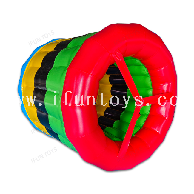 Interactive Team Building Party Games Lawn Inflatable Hamster Wheels Inflatable Roller Wheel for Adults And Kids