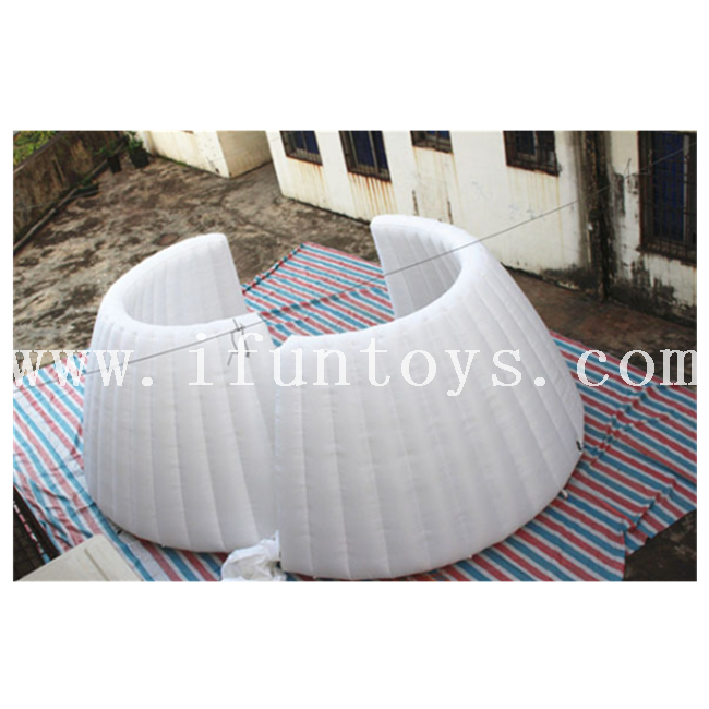 LED Inflatable Photo Backdrop Wall / Inflatable Office Pod / Inflatable Temporary Event Wall