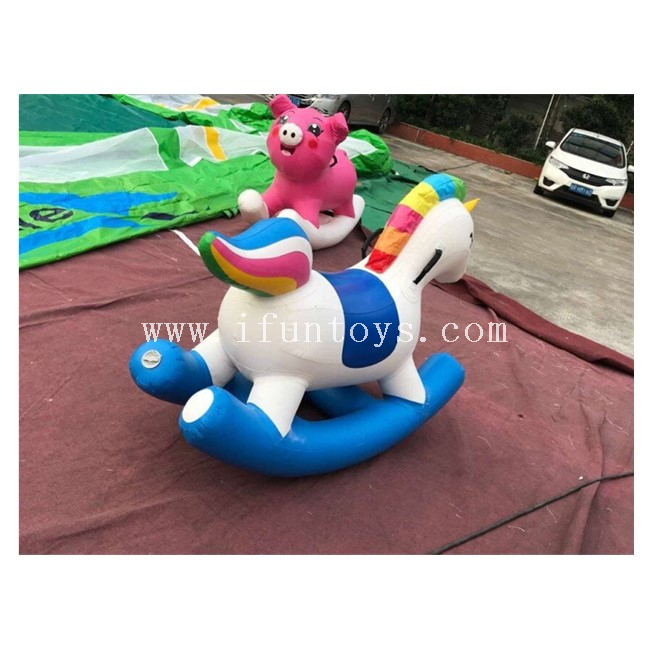 ride on inflatable unicorn