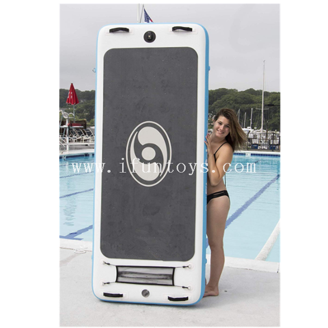 Inflatable SolFit Yoga Board / Inflatable Aquatic Yoga Practice Boards / Aqua Fitness Mat 