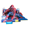 Cheap inflatable spiderman bounce slide combo / jumping castle with slide / bouncy slide for toddlers