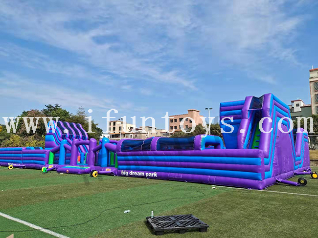 Outdoor Big Dream Park Inflatable Fun City Playground / Amusement Park for Kids