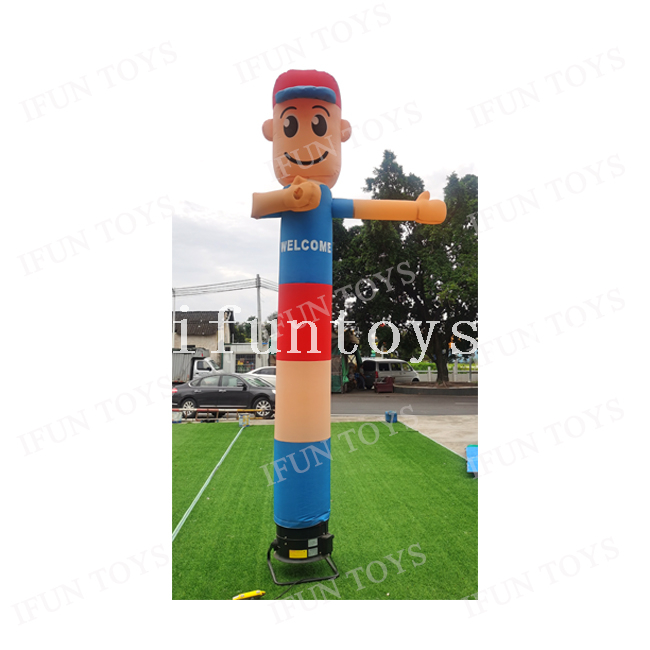 Outdoor Welcome Inflatable Man / Air Dancer Man / Waving Skyman Fly Dancer for Advertising / Promotion 