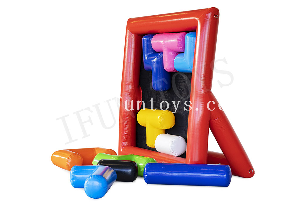 Funny Inflatable Tetris Game / Jigsaw Puzzle Inflatable Team Building Game for Event