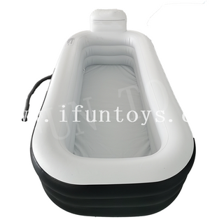 Portable Inflatable Solo Ice Bath / Rectangular Inflatable Recovery Bathtub / Fitness Inflatable Ice Bath for Athletes
