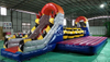 Interactive Game Inflatable Big Baller / Wipeout Leaping Obstacle Challenge Game