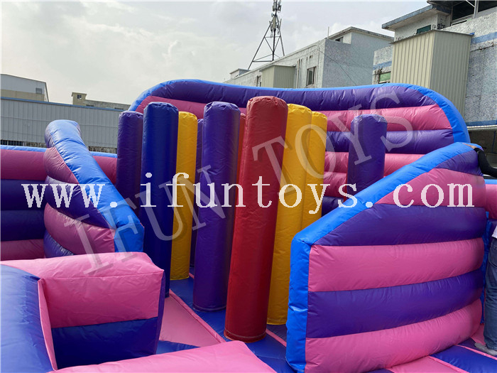 Giant Inflatable Bouncer Castle Playground Fun City / Outdoor Inflatable Amusement Park for Kids