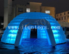 LED Light Inflatable Igloo Dome Tent with Air Blower for Party Event 