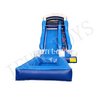 Inflatable Blue Water Slide with Pool for Adults