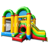 Rainbow Inflatable Bouncy Slide Combo with Tunnel / Funny Sport Field for Kids