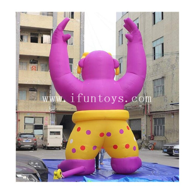 thumbnail image 2 of 20ft Inflatable Advertising Giant Gorilla Holding A Car With Air Blower 01 Owl 2 of 12
