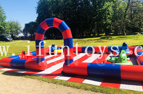 Inflatable Bumper Car Track / Inflatable Race Track for Go Kart