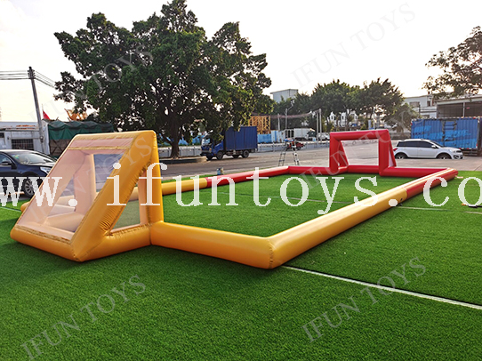 Floating Inflatable Water Polo Field with Goal / SUP Polo Beach Inflatable Water Polo Field