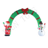 Outdoor Inflatable Santa & Snowman Arch / Christmas Archway 
