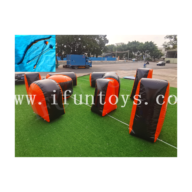 PVC Durable Inflatable Paintball Bunker Paintball Obstacle for Outdoor Archery CS Shooting Game