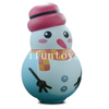PVC Inflatable Tumbler Mascot Christmas Snowman Cartoon Balloon for Christmas Holiday Decoration