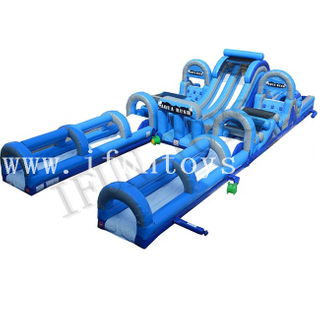 Aqua Rush Wet/Dry Obstacle Course / Obstacle Water Slide for Adults
