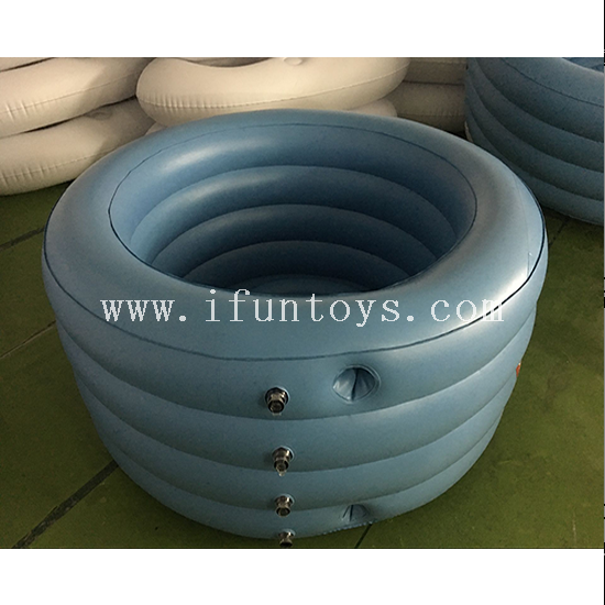 Round Inflatable Team Ice Bath with Cover /Solo Ice Bath Tub/Air Ice Bath for Athltes