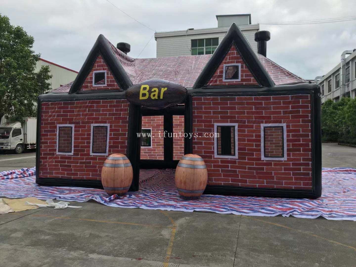 inflatable irish pub rental