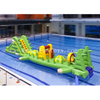 Inflatable Crocodile Aqua Run Obstacle/ Inflatable Floating Water Obstacle Course /Inflatale Pool Obstacle for Kids