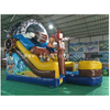 Inflatable Pirate Ship Slide / Pirate Theme Inflatable Dry Slide / Inflatable Pirate Boat Slide Combo for Kids