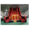Vertical Rush Inflatable Slides with Rock Wall / Inflatable Climbing Wall with Dry Slide for Adults And Kids