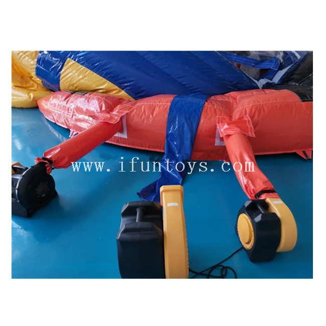 Inflatable Minions Parachute / Inflatable Airborne Adventure Free Fall Sport Game for 4 Persons