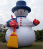 Popular Advertising Inflatable Christmas Snowman Model/inflatable snowman balloon for Christmas decoration