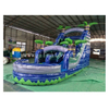 Tropical Palm Tree Inflatable Water Slide with Small Pool / Cheap Inflatable Slip N Slide