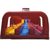 Giant Inflatable Triple Water Slide / Inflatable Drop Out Slide / Inflatable Water Splash Slip N Slide 
