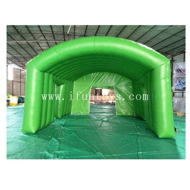 Green Inflatable Stage Cover for Concert / Inflatable Stage Roof / Inflatable Arch Tent for Exhibition