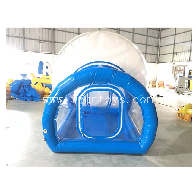 Inflatable Snow Globe Photo Booth with Tunnel / Inflatable Christmas Snow Globe / Inflatable Bubble Ball Tent for Christmas